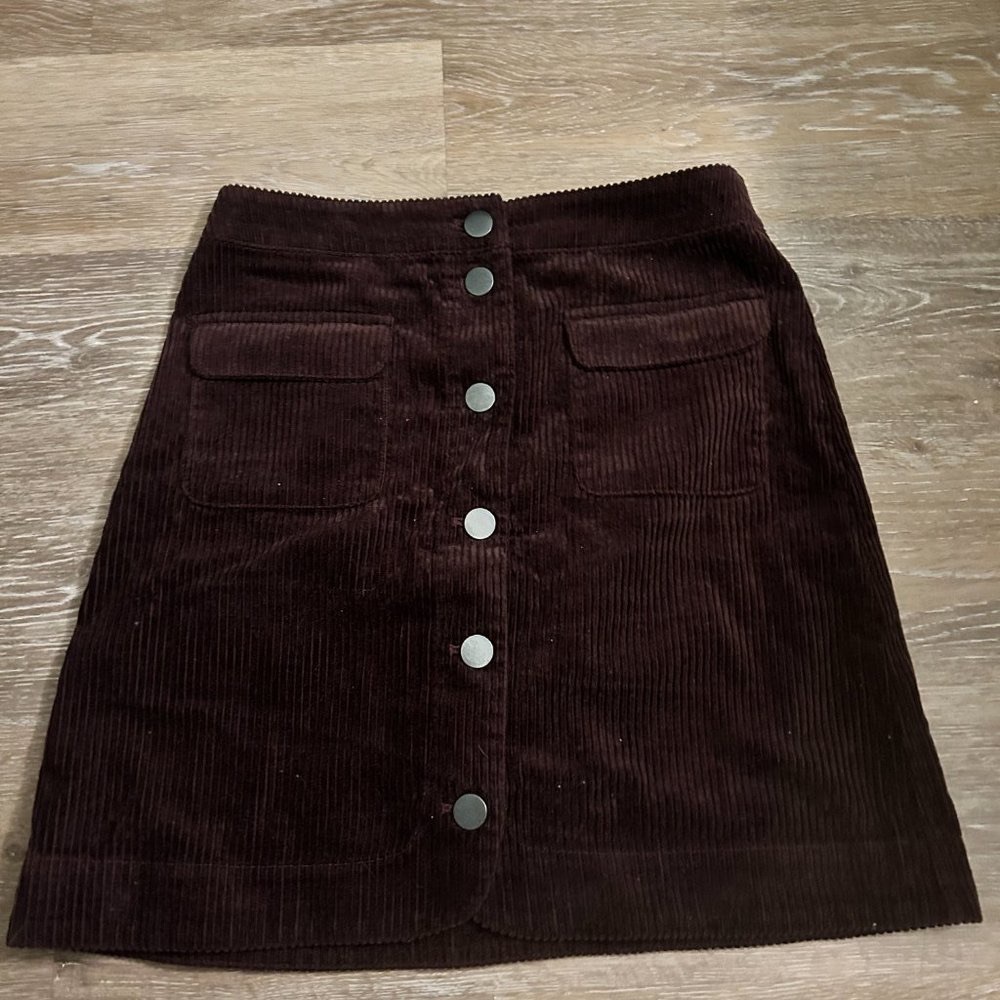 Loft corduroy skirt